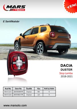 Dacia Duster 2018-2021 Stop Lamba