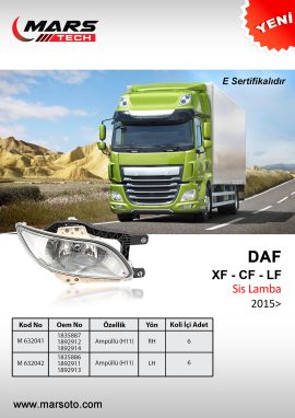 Daf XF-CF-LF 2015 Sis Lamba