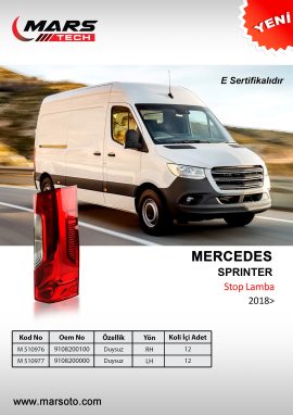 Mercedes Sprinter 2018 Stop Lamba