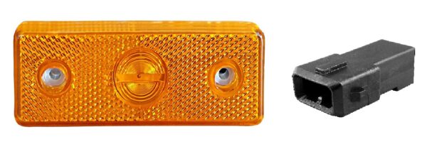 U. Otobüs LED Yan İşaret Lamba Soketli 24V