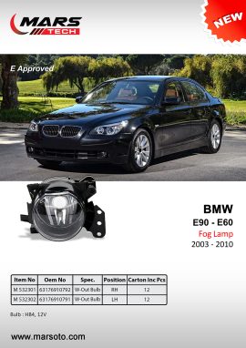BMW E90-E60 03-10 Fog Lamp