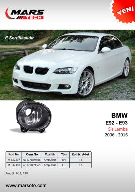 BMW E92-E93 06-16 Sis Lamba