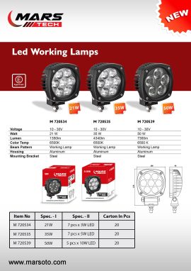 Mars Working Lamps