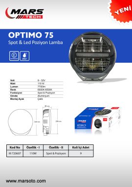 Optimo 75 Led Spot Lamba