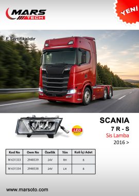 SCANIA 7 R-S 2016 Sis Lamba